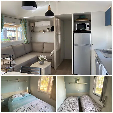 Kemping Mobilhome Avec Espace Au Milieu Des Pins Proche De La Sur Le 